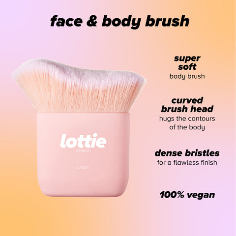 face & body brush product from Lottie