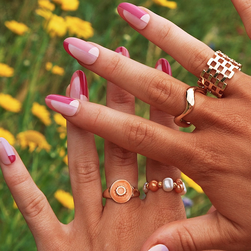 lottie x KimKim stay press'd- colour block party: fall edition