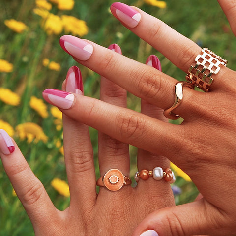 lottie x KimKim stay press'd- colour block party: fall edition product from Lottie