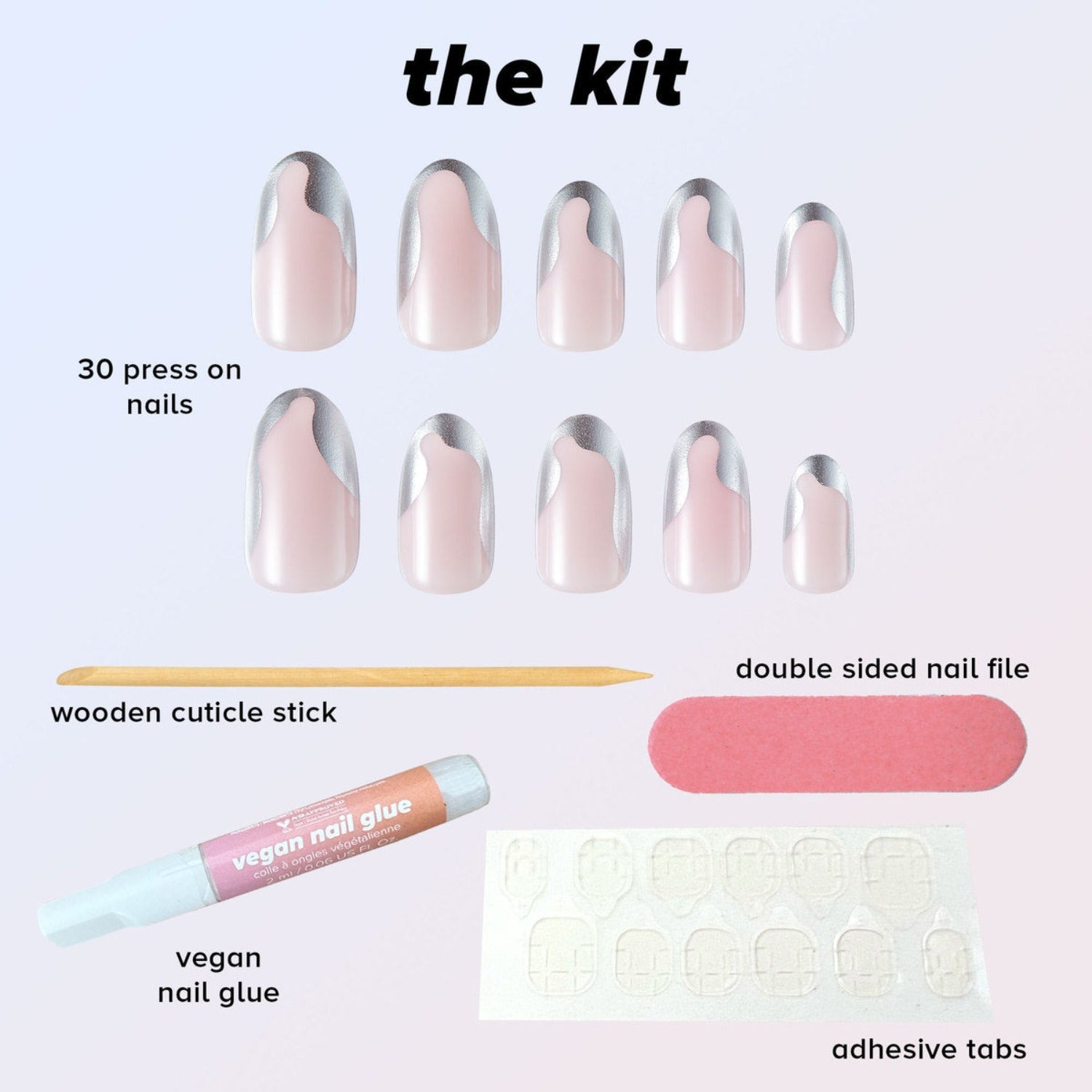 lottie x KimKim stay press'd- groovy chrome