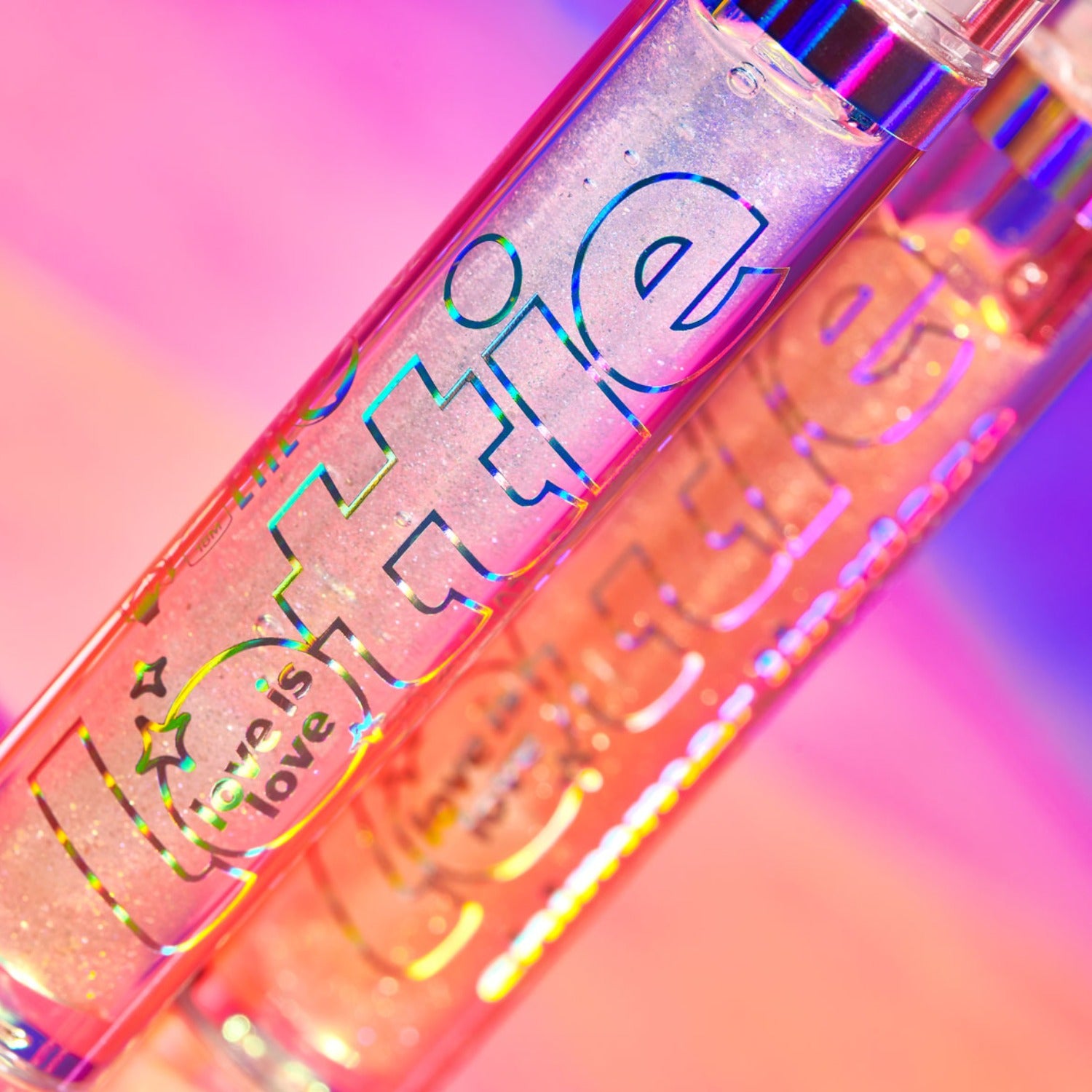 lottie shimmer lip glaze - be proud