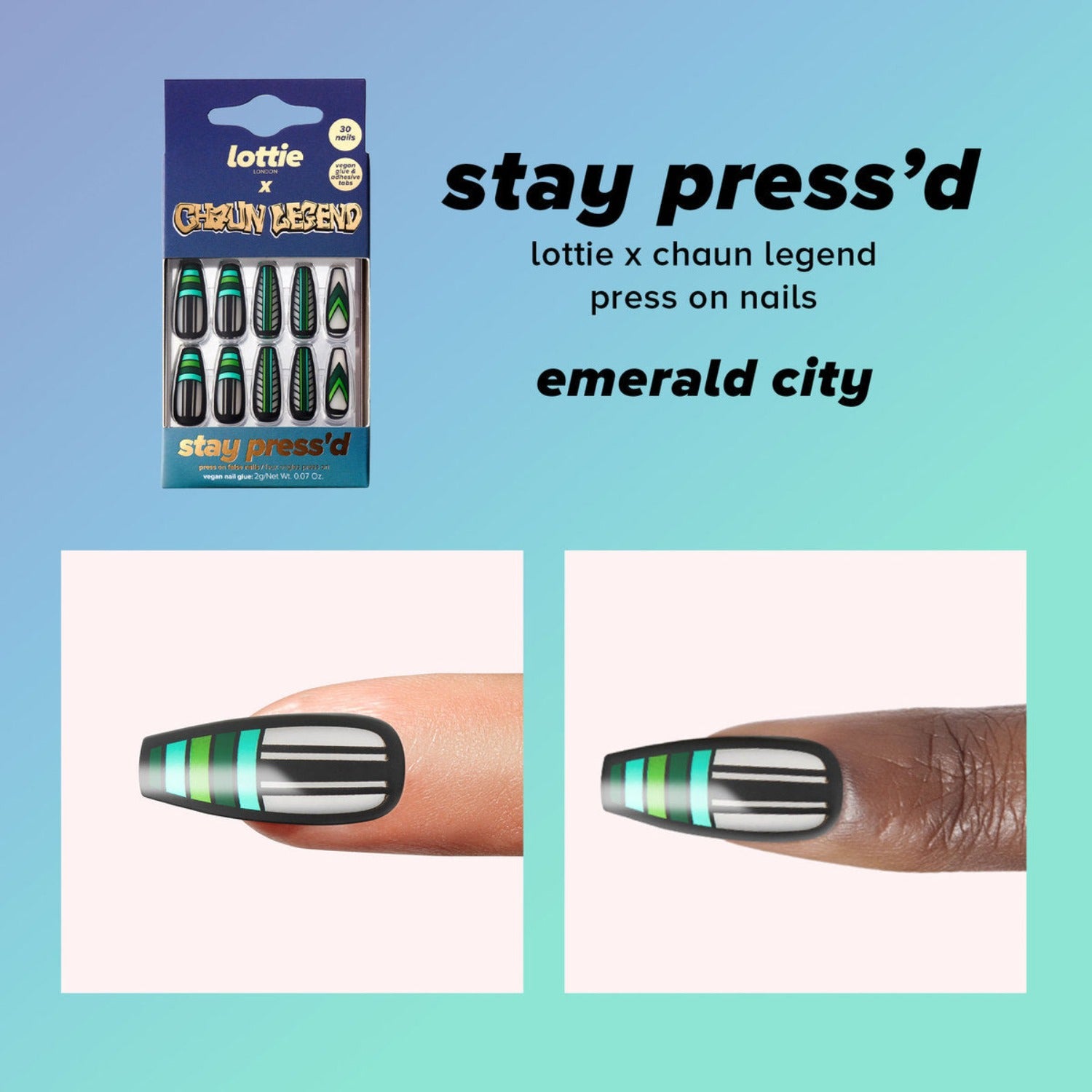 lottie x Chaun Legend Stay Press'd- Emerald City