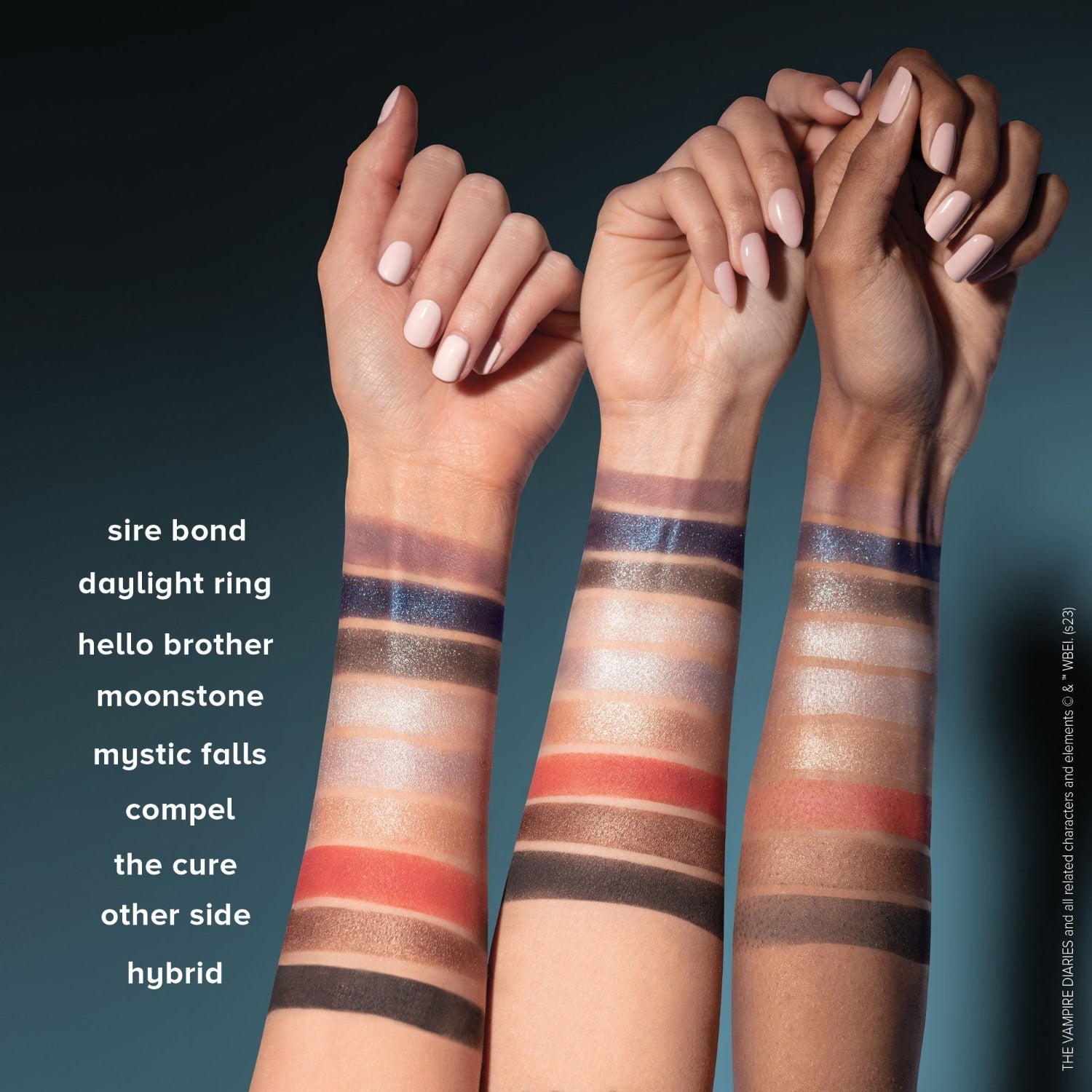 the vampire diaries x eyeshadow palette - team damon