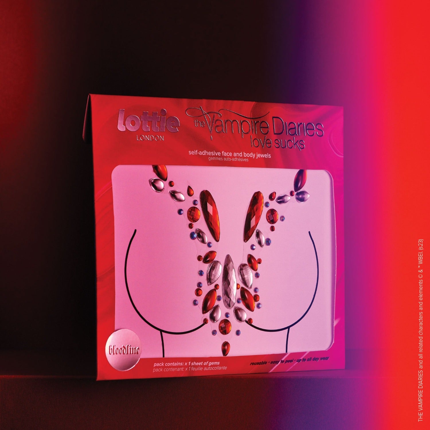 the vampire diaries x face and body gems - bloodline