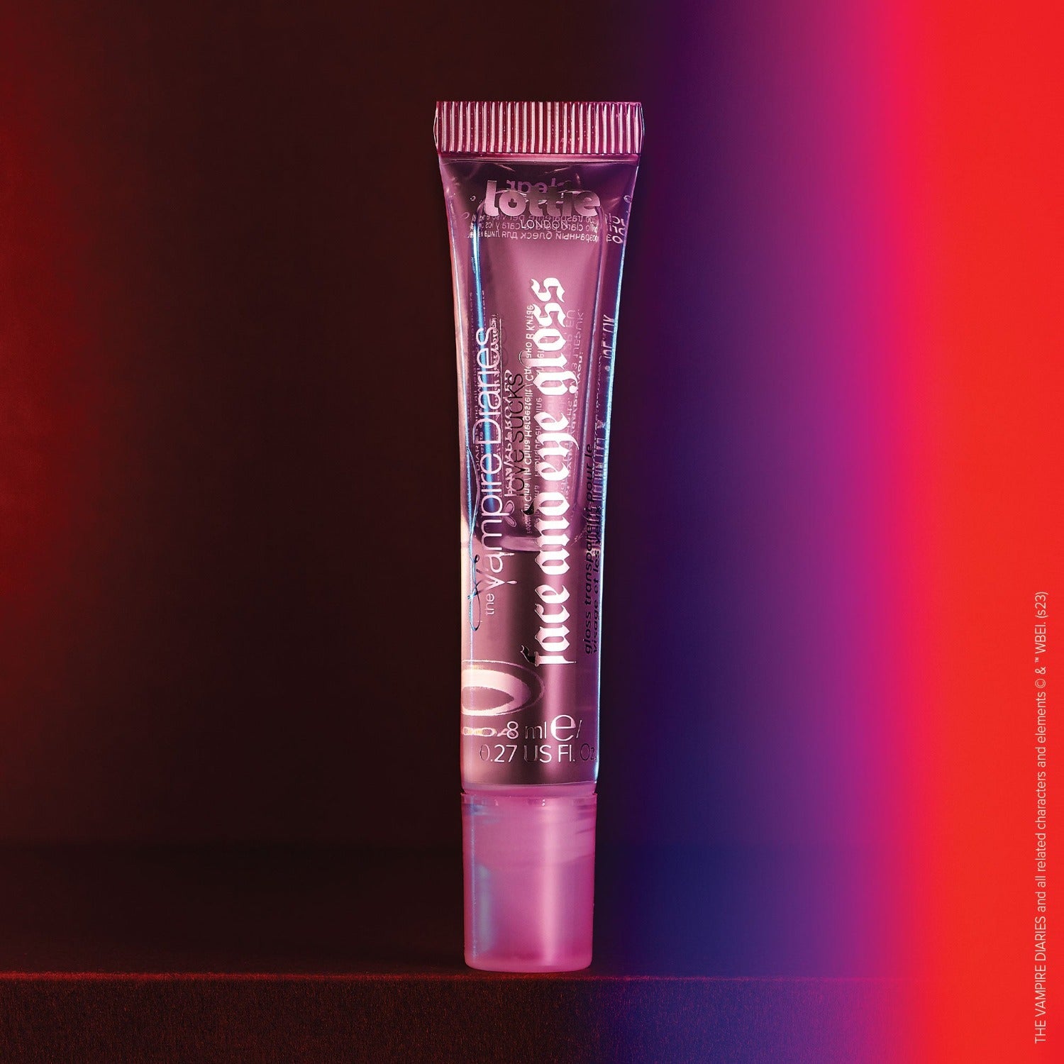 the vampire diaries x clear face & eye gloss