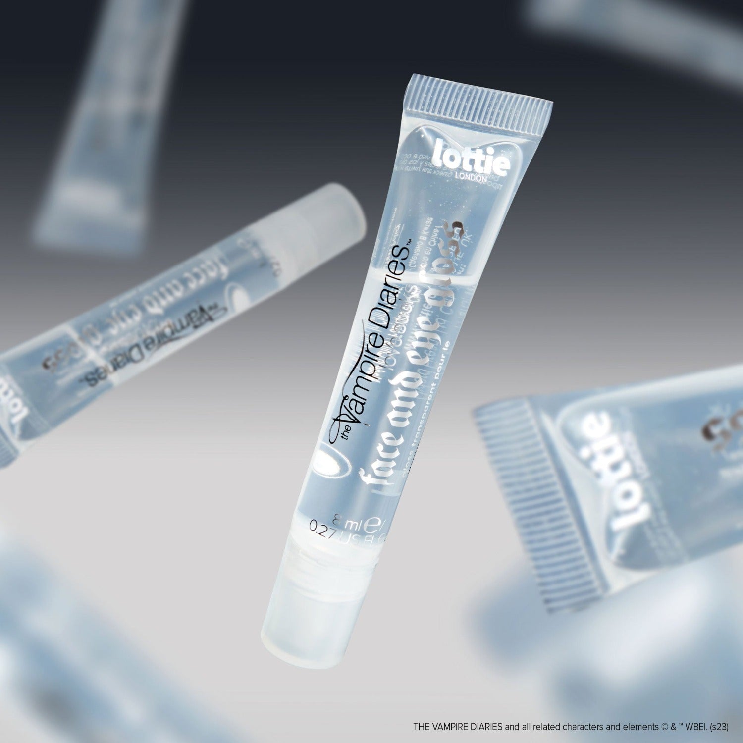 the vampire diaries x clear face & eye gloss