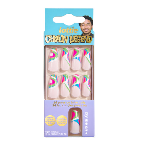 lottie x Chaun Legend stay press'd- swirls for the girls product from Lottie