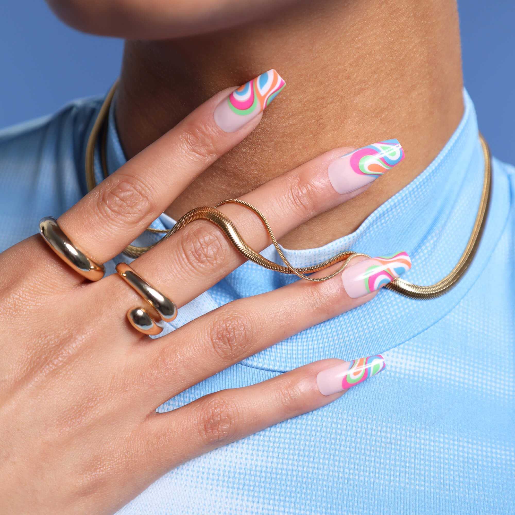 lottie x Chaun Legend stay press'd- swirls for the girls