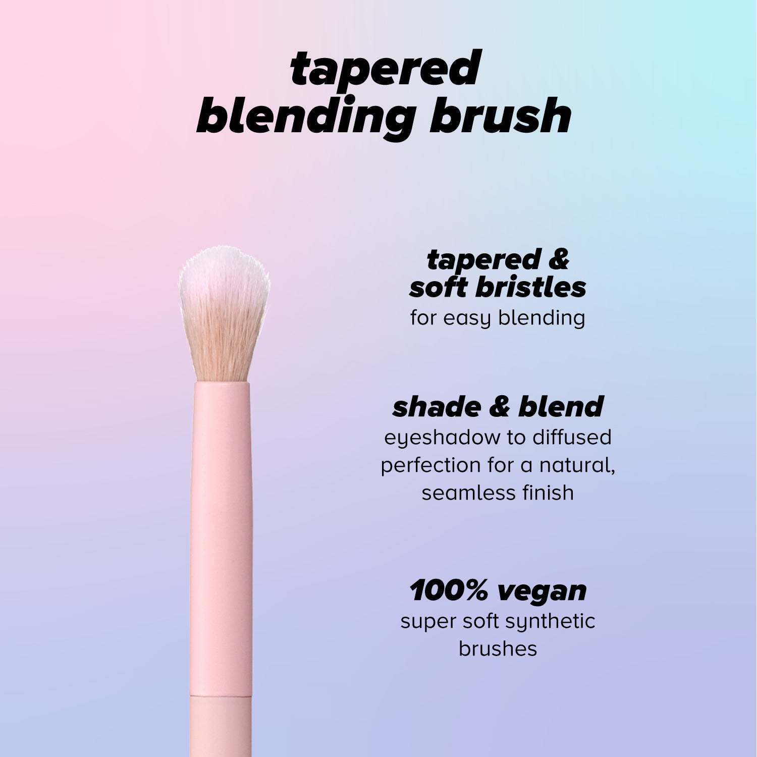 tapered blending brush