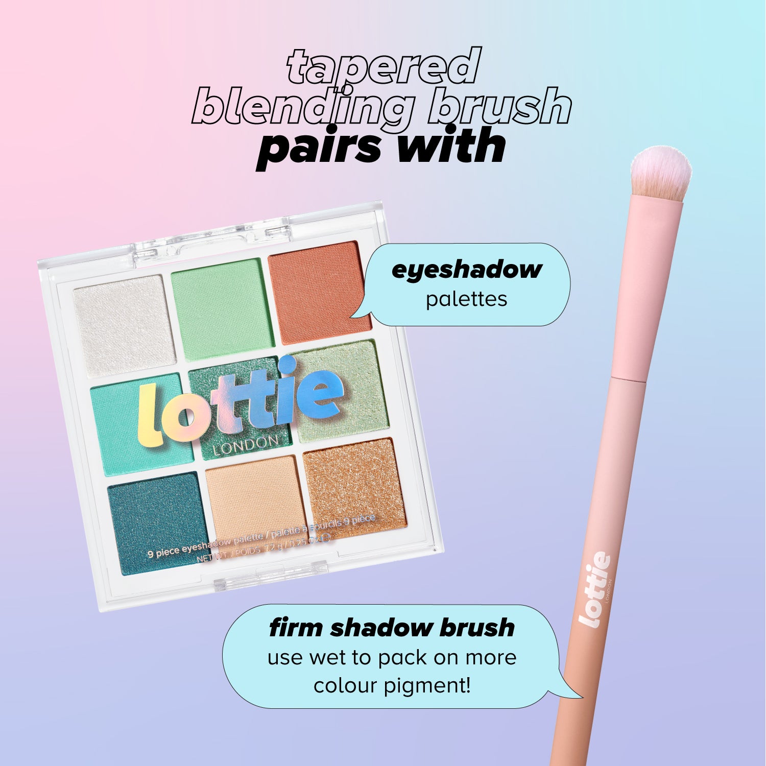 tapered blending brush