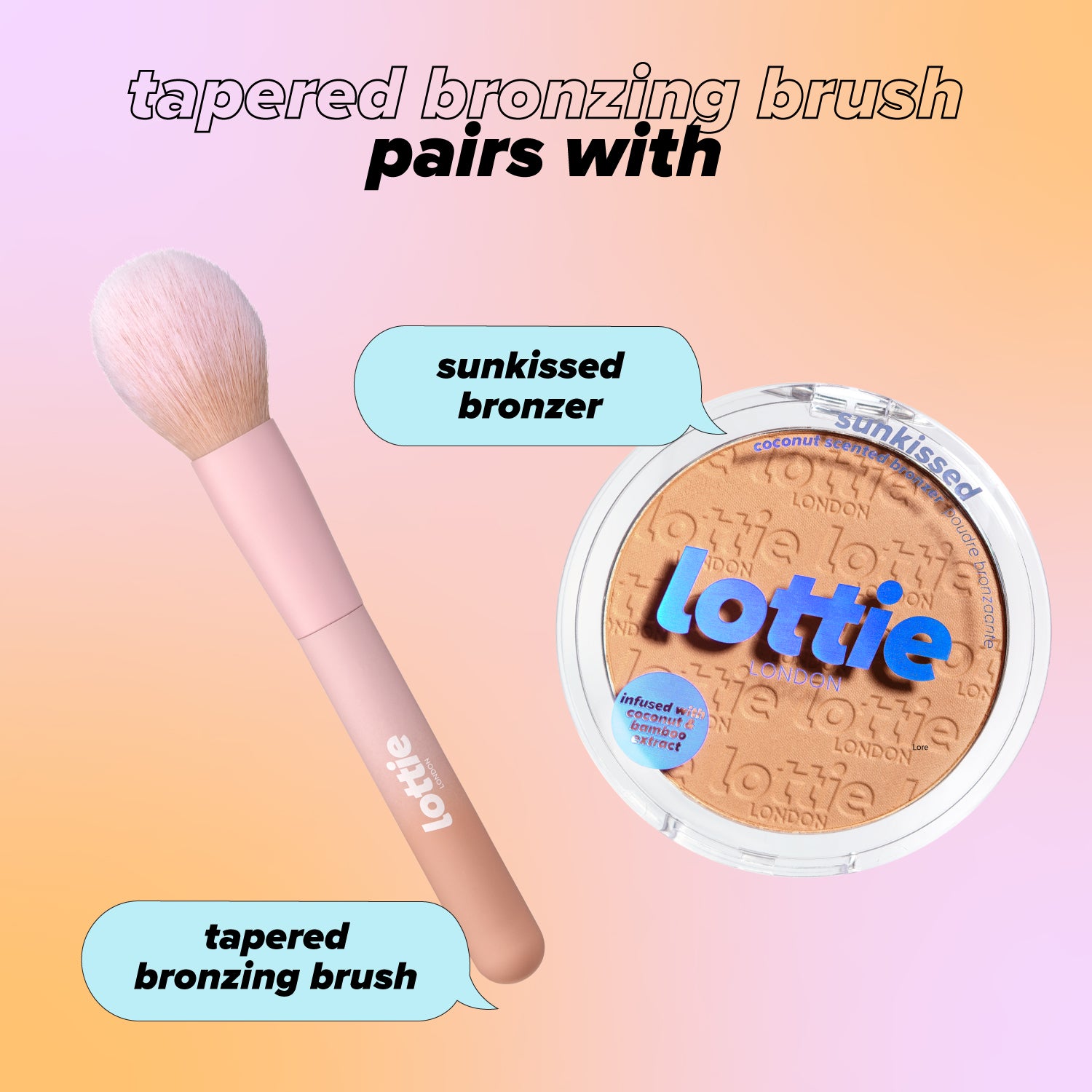 tapered bronzer brush