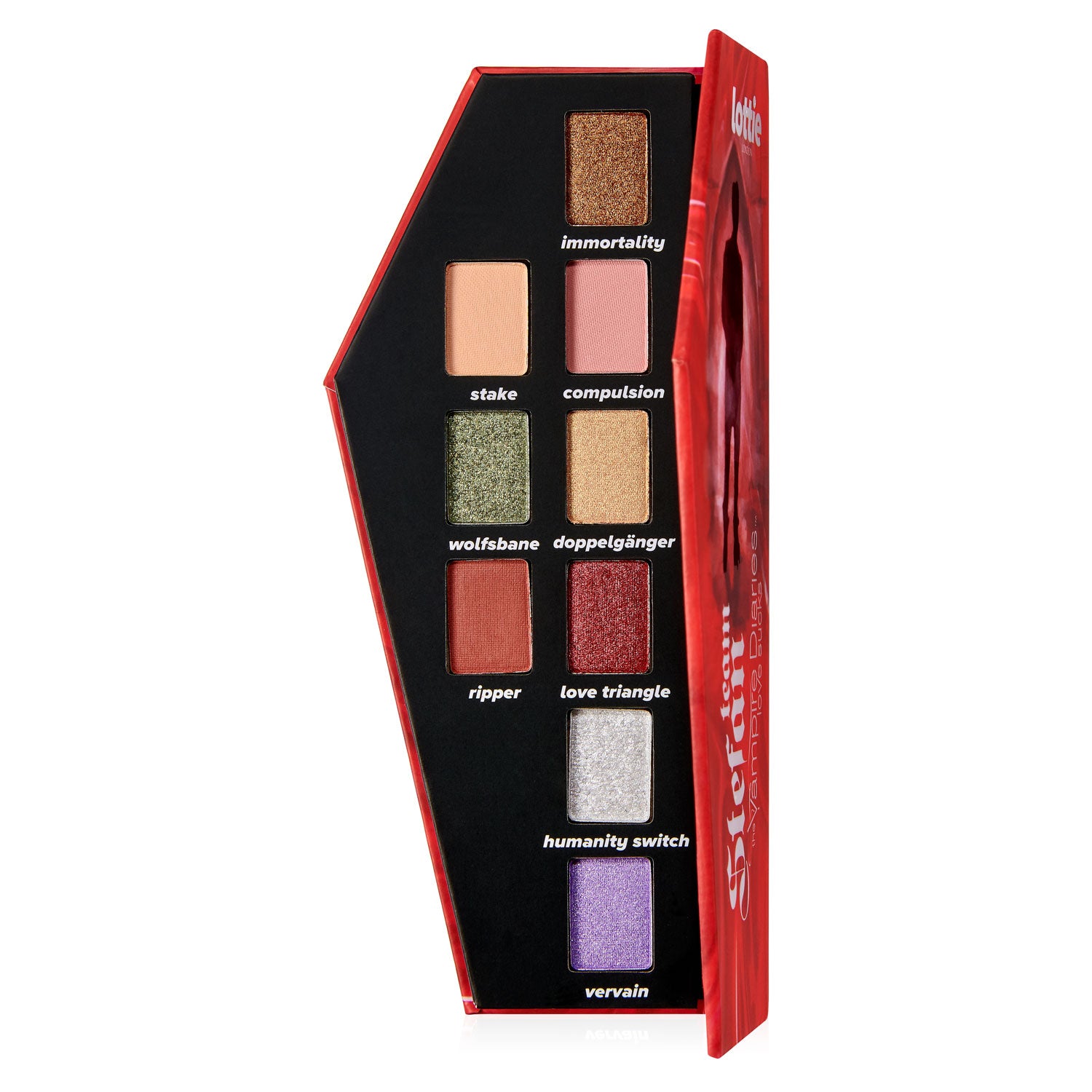 the vampire diaries x eyeshadow palette - team stefan