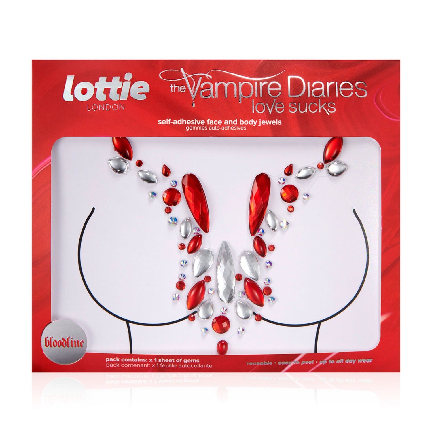 the vampire diaries x face and body gems - bloodline