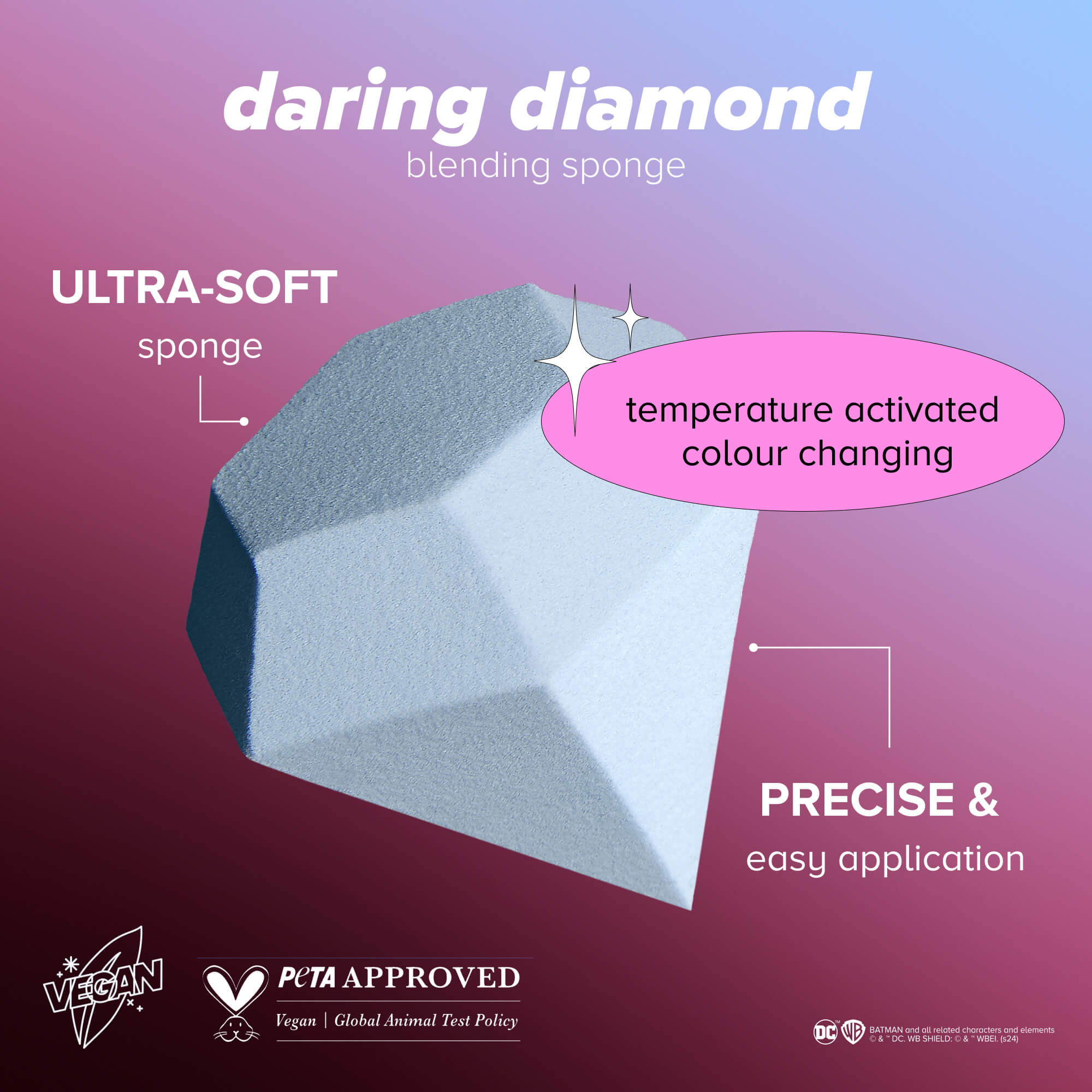 Harley Quinn Color Changing Blending Sponge