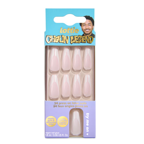 lottie x Chaun Legend Stay Press'd- french split product from Lottie