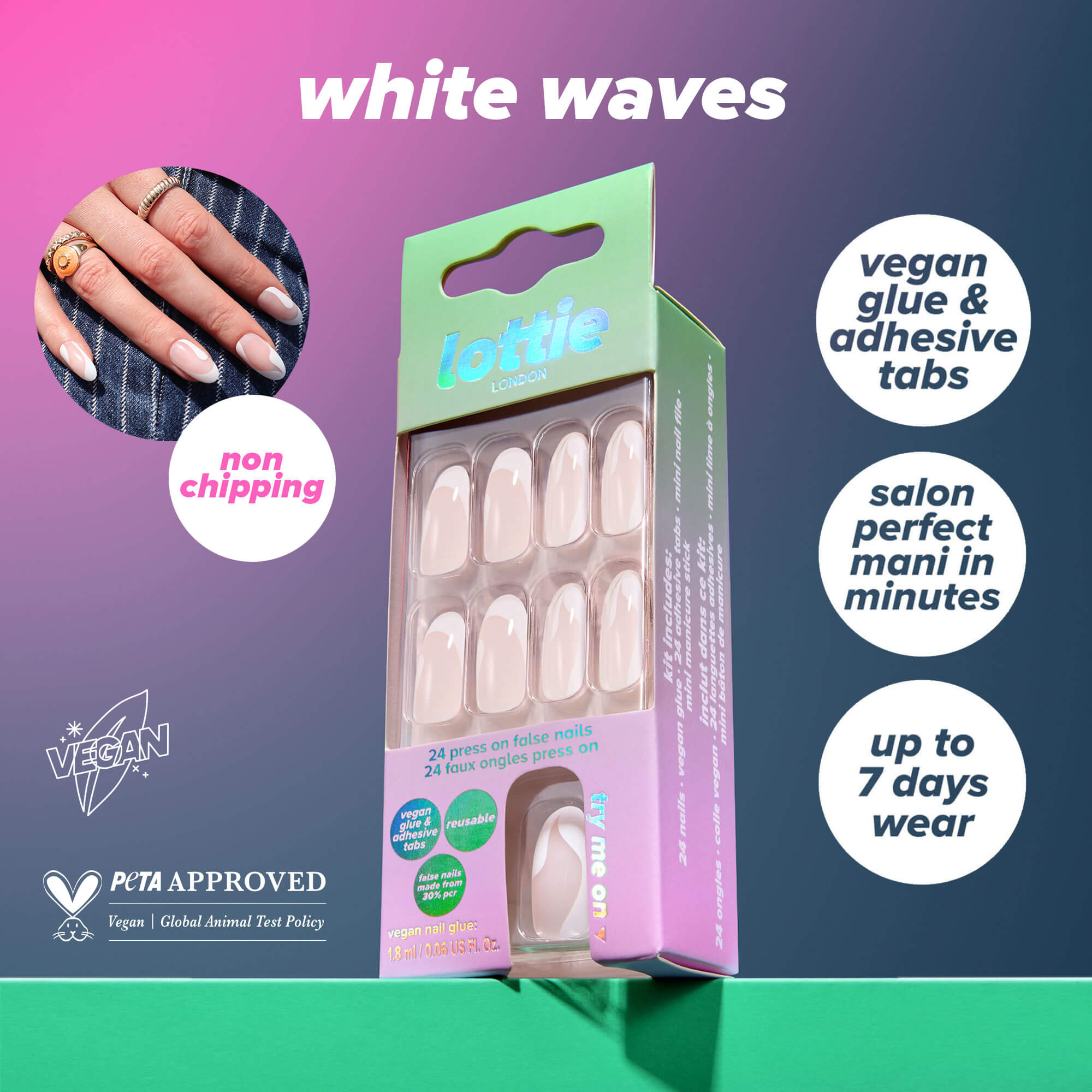 stay press'd - white waves