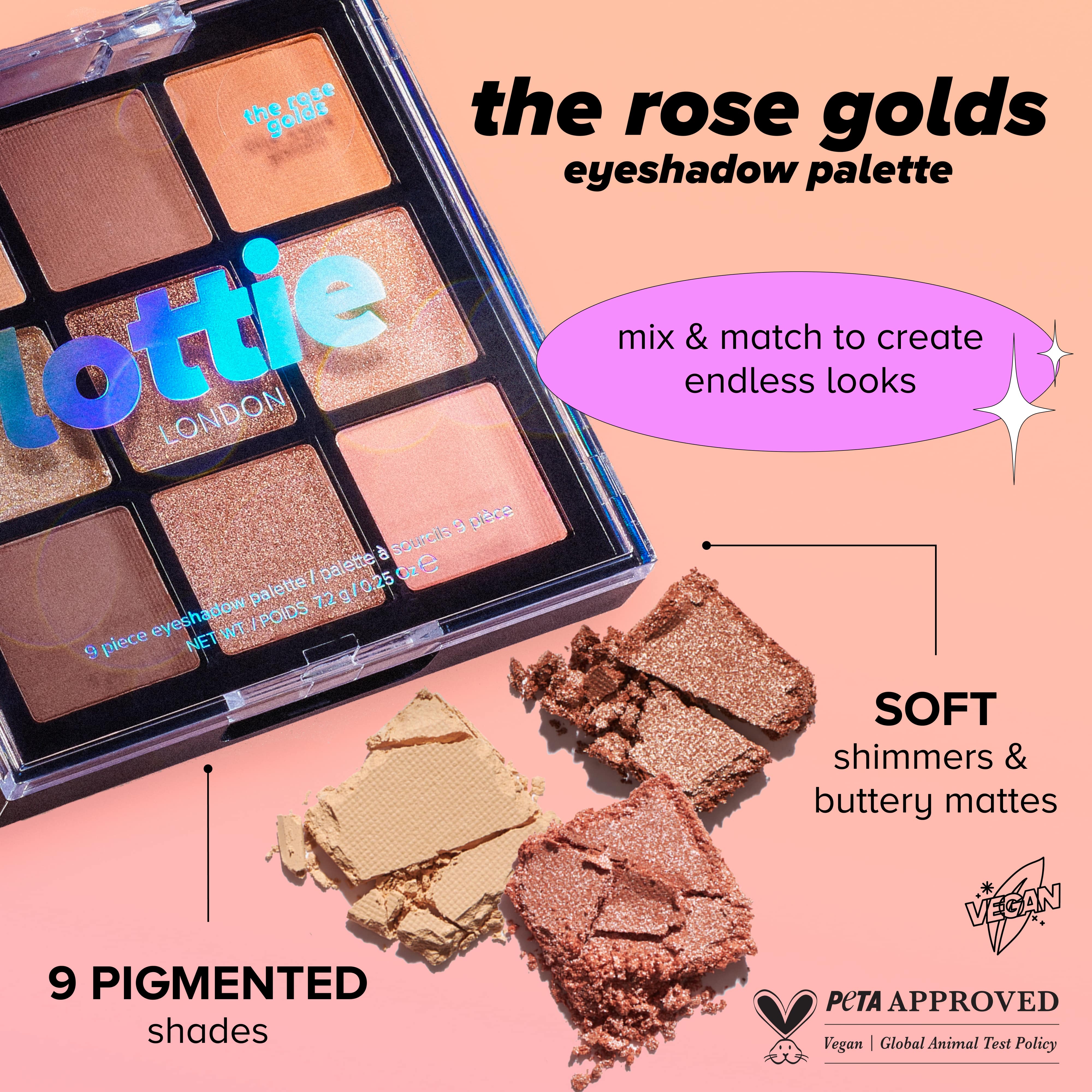 lottie palette - the rose golds