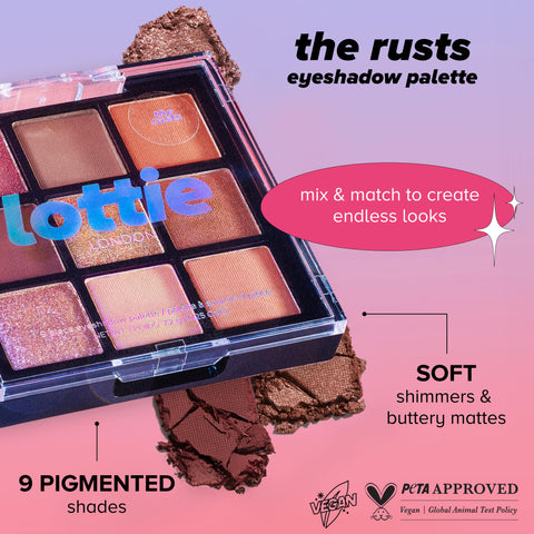 lottie palette - the rusts product from Lottie