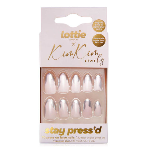 lottie x KimKim stay press'd- groovy chrome product from Lottie