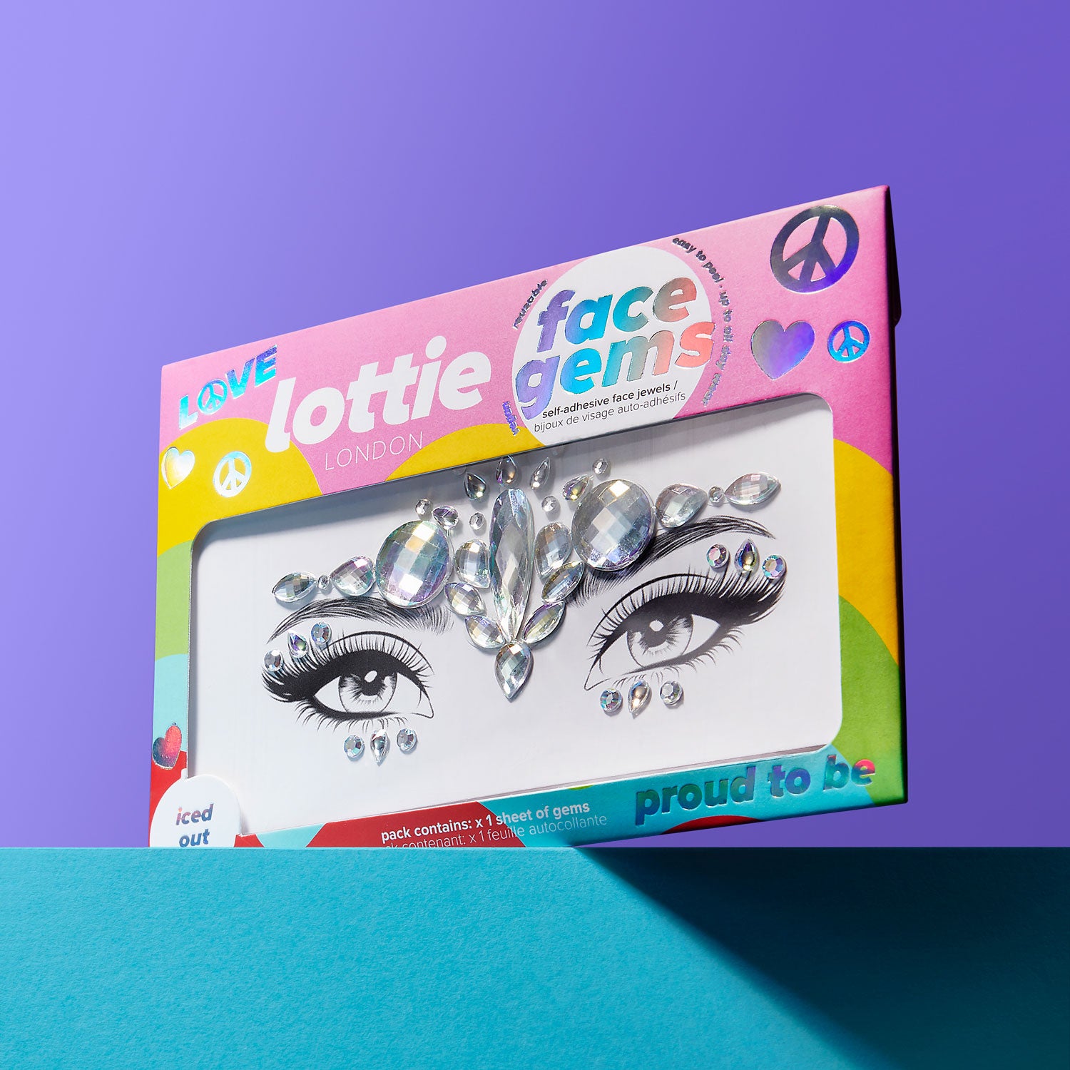 proud to be - iced out face gems