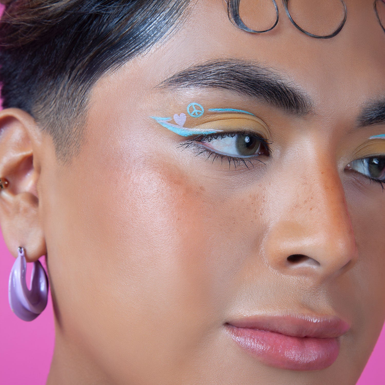 proud to be - blue peace stamp liner