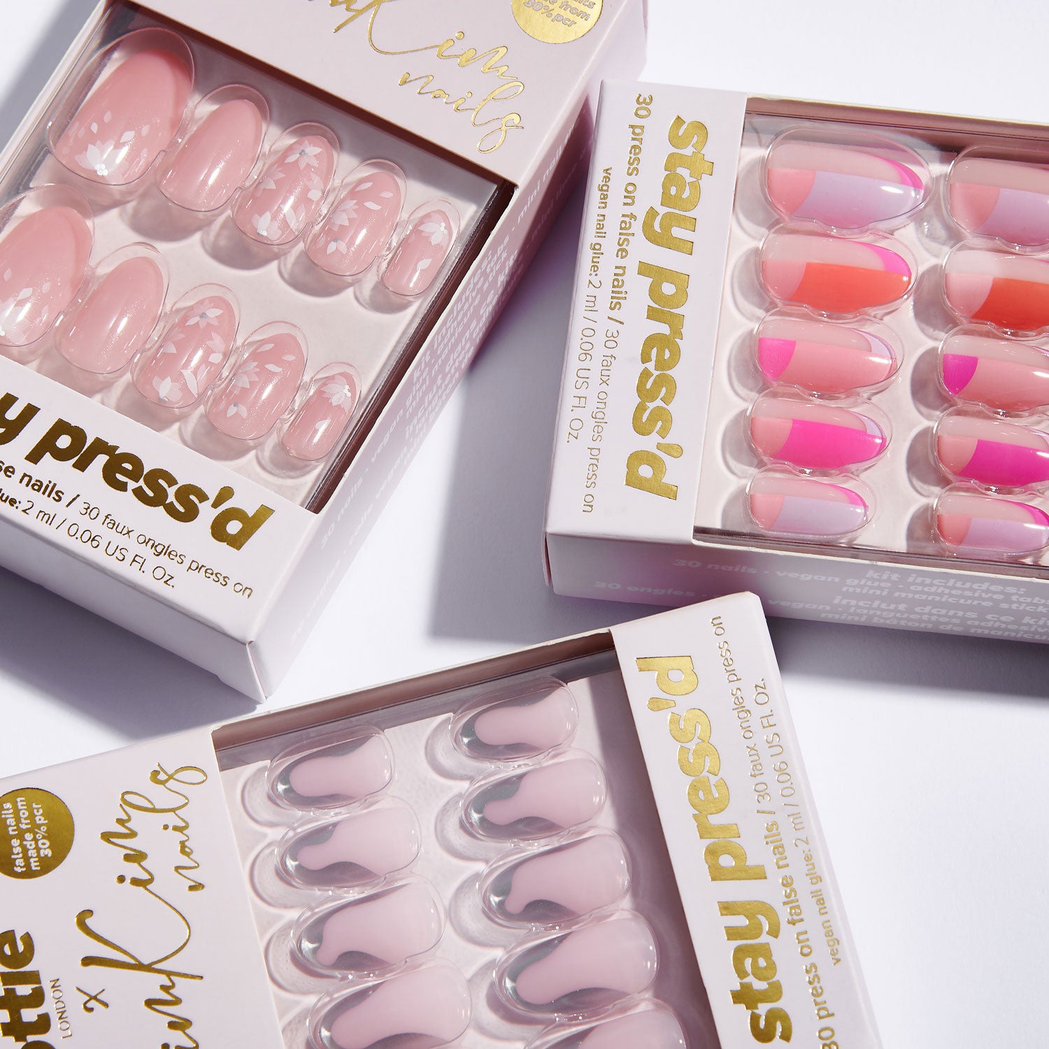 lottie x KimKim stay press'd- groovy chrome