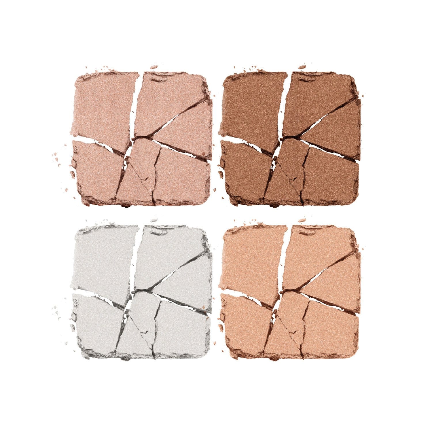 shimmer squad Makeup powder highlighter quad