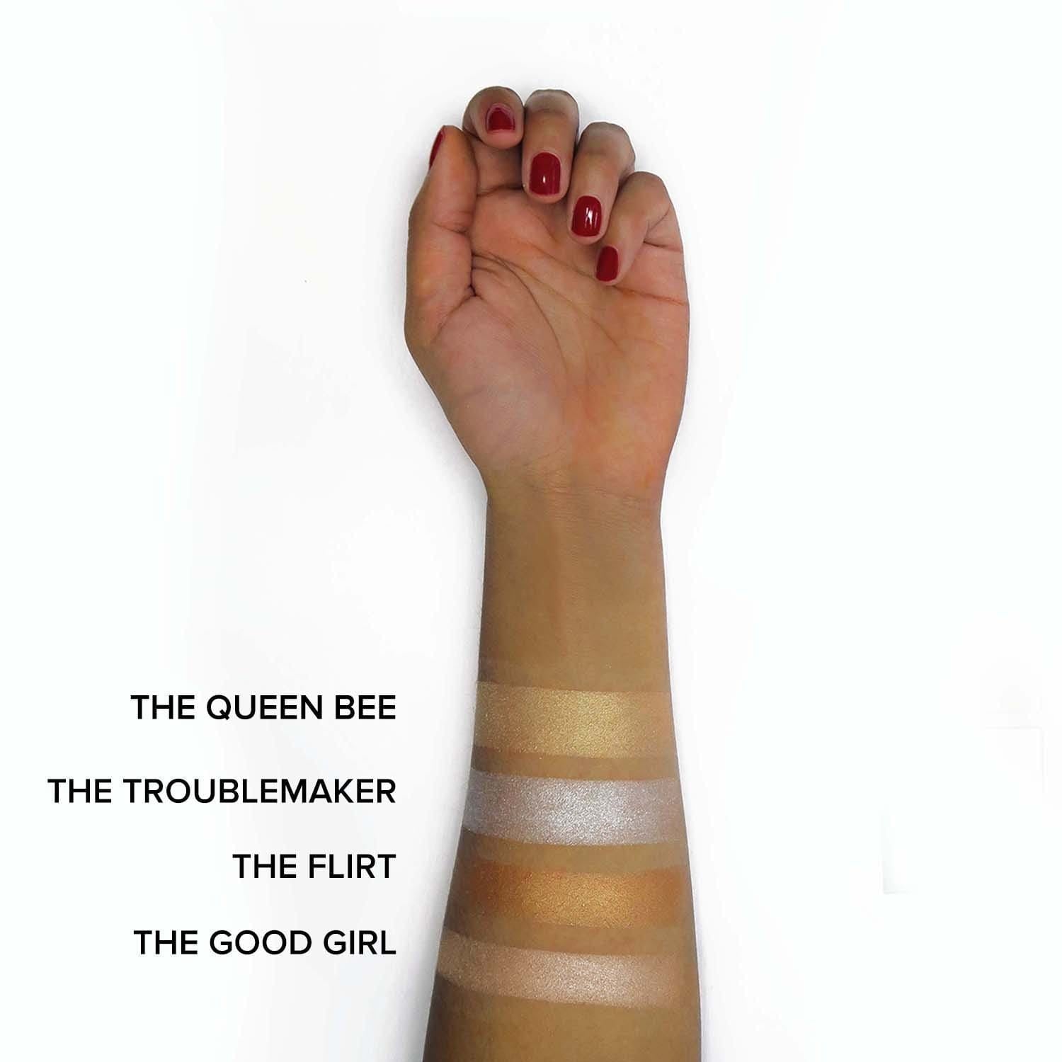 shimmer squad Makeup powder highlighter quad